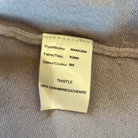 Michael Kors 100% Cashmere Short Sleeve Sweater Large L Lavender Violet EUC Top - Picture 10 of 14